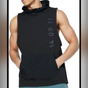 Nike Black Sleeveless Hoodie